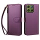 thumbnail image 1 of Funda Tipo Billetera para Motorola Moto Edge 70 5G con Soporte y Bolsillo con Cierre Violeta intenso, 1 of 1