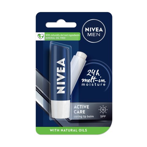 Bálsamo Labial Nivea Men Active Care Spf 15 4,8 G