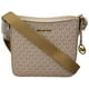 thumbnail image 1 of Cartera Michael Kors Small Leather Crossbody (Light Cream), 1 of 2