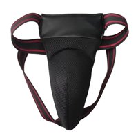 Ioensy - Protector De Ingle Para Taekwondo, Suspensorio Para Artes De Lucha De Kung Fu, Agarre, Color Negro, De 82 A 130 Cm