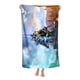 thumbnail image 3 of Halo Toalla de playa de secado rápido con diseño temático, regalo para mujeres y niñas, ideal para cumpleaños, fans, amantes de la música, uso en la playa o al aire libre, 78 × 150 cm, 3 of 6