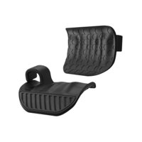 Ioensy - Empuñadura Ergonómica Para Entrenamiento, Sin Dedos, Para Gimnasio, Para Dominadas Y Levantamiento De Pesas, Color Negro, 2 Unidades