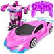 thumbnail image 1 of Auto a control remoto Hymaz 1:18 robot transformable rosa, 1 of 8