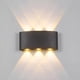 thumbnail image 1 of Aplique LED Exterior IP65 6W Negro para Pared Luz Blanco Cálido, 1 of 5