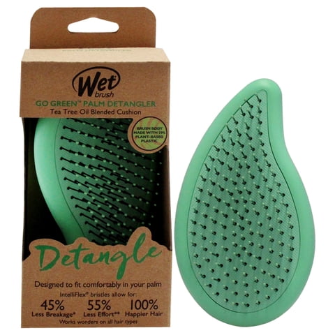 Cepillo Wet Brush Go Green Palm Detangler Verde Unisex