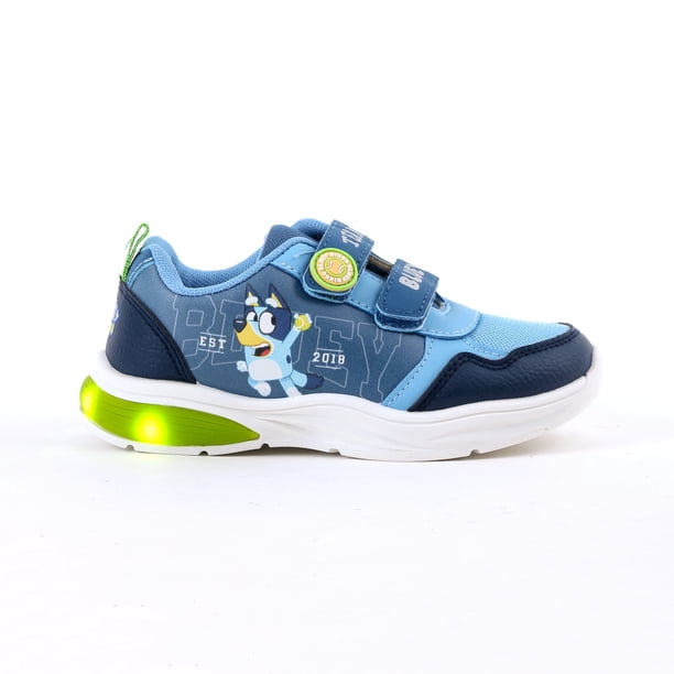 Zapatilla Luces Niño Bluey Est 2018 Azul