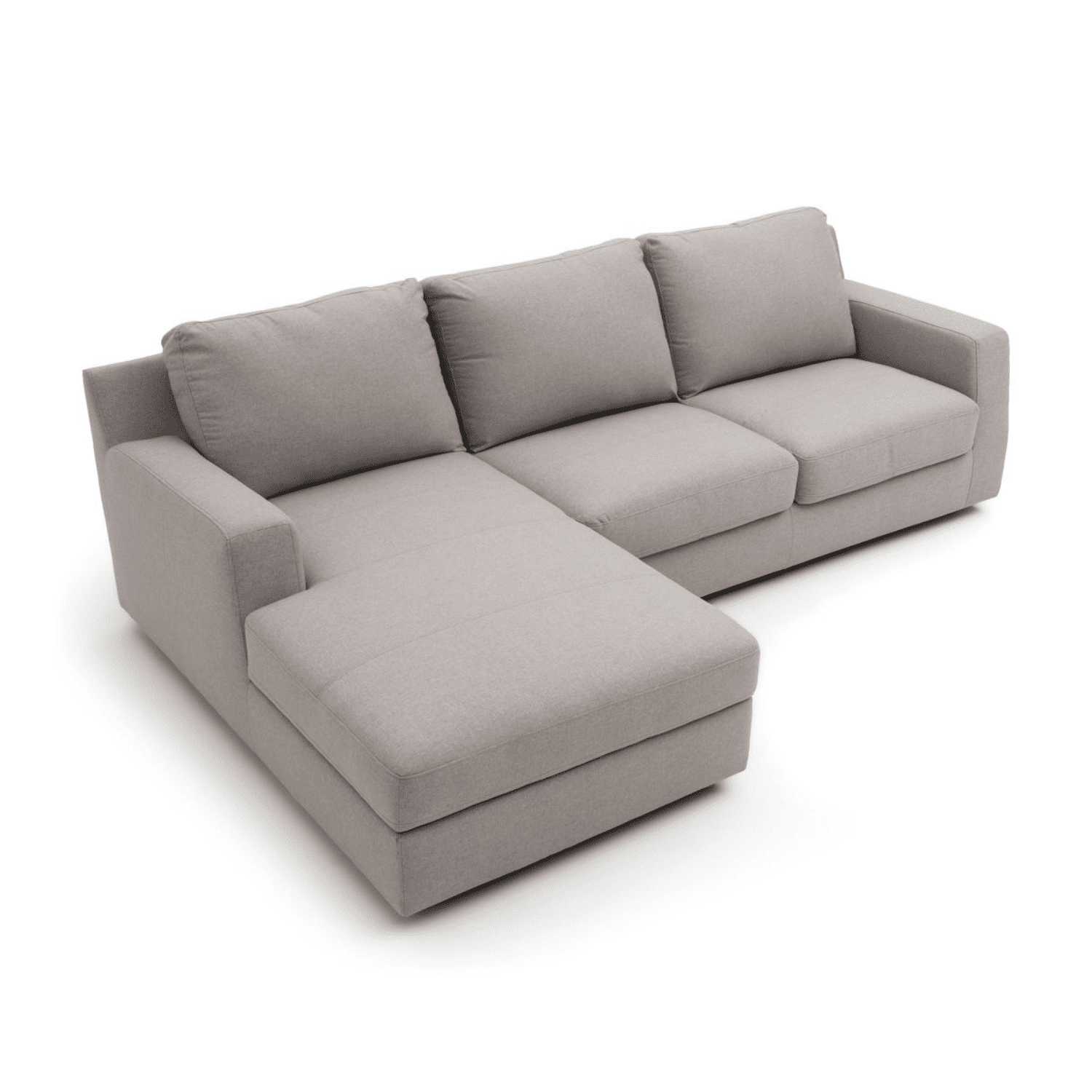 Mueblart - Sofá En L 3 Cuerpos Lino Crema