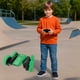 thumbnail image 4 of Auto a Control Remoto Acrobatico RC Ruedas Plegables Luces verde, 4 of 5