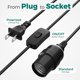 thumbnail image 3 of DiCUNO Pendant Light Cord, for Hanging Paper Lantern, 20 Ft, 3 of 3