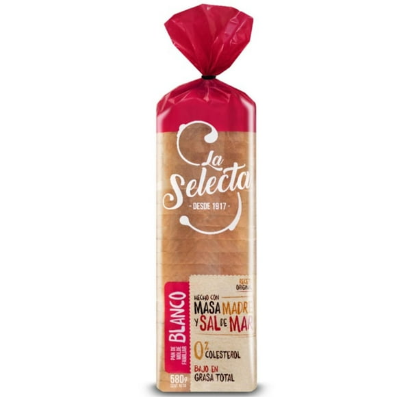 Pan De Molde Blanco Masa Madre 1 Un, 580 gr