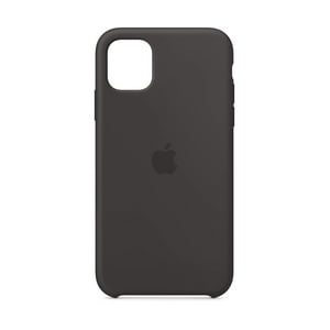 Apple - Funda De Silicona Fina Para Iphone 11 (Negro) Compatible Con Carga Inalámbrica
