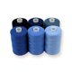 thumbnail image 1 of Hilo de coser BlesSew 6 carretes de 1000 yd poliéster en tonos azules, 1 of 6