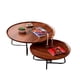 thumbnail image 1 of Juego Mesa De Centro Living 80+60cm color madera Chic Home, 1 of 3