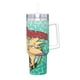 thumbnail image 2 of Los Castores Cascarrabias Vaso aislado de acero inoxidable con asa, diseño temático, regalo para familia, amigos y fans; incluye pajita y encaja en el portavasos estándar, 40 oz, 2 of 6