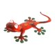 thumbnail image 1 of Escultura En Forma De Gecko Decoración Montada En La Pared Para Interior Al Aire Libre Rojo, 1 of 5