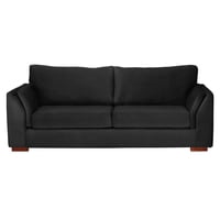 Latam Home - Sofa Cama Milan 2Pl Con Resortes Pocket Tela Velvet Negro