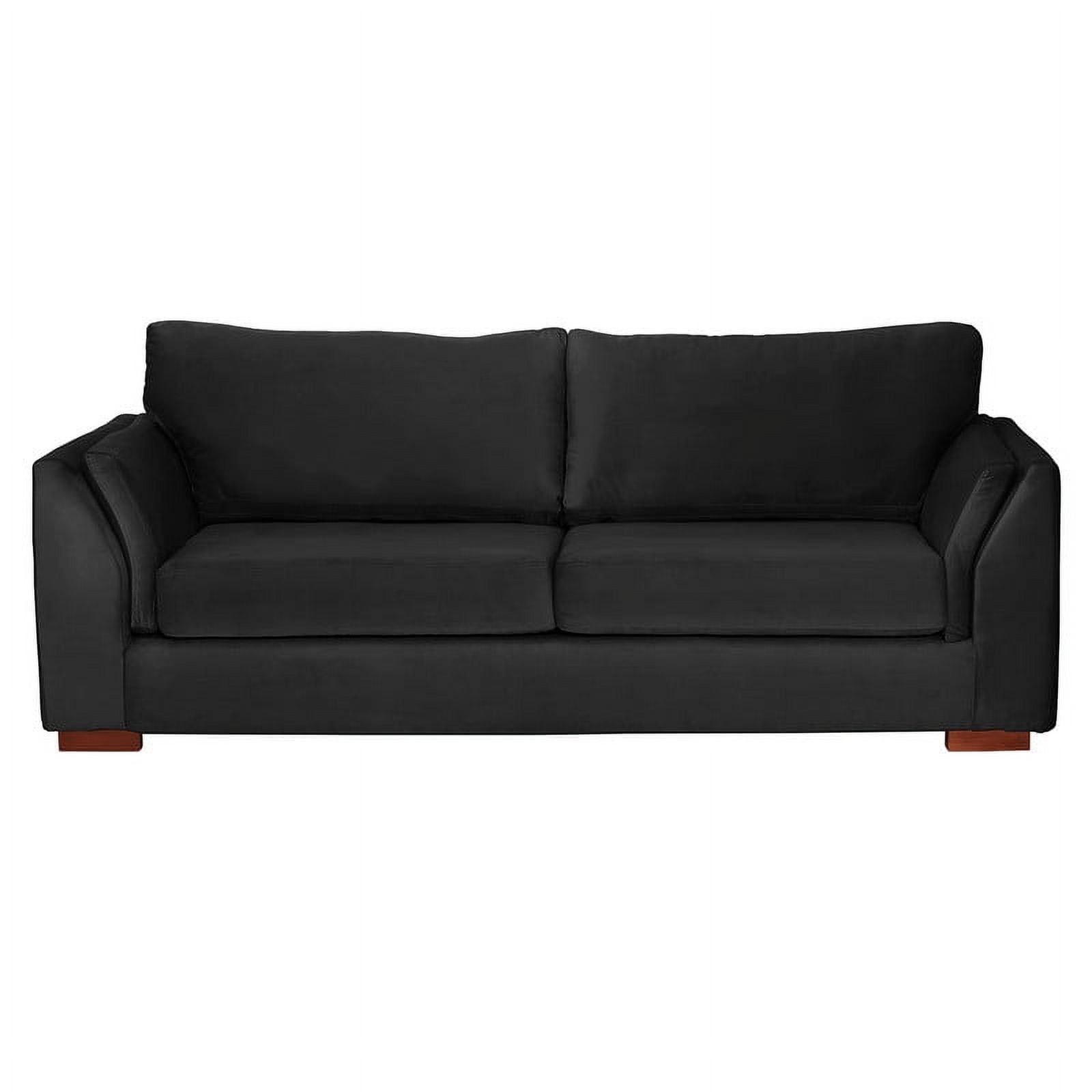 Latam Home - Sofa Cama Milan 2pl Con Resortes Pocket Tela Velvet Negro