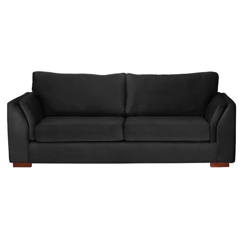 Latam Home - Sofa Cama Milan 2Pl Con Resortes Pocket Tela Velvet Negro
