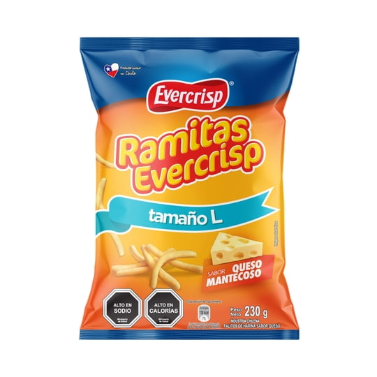 Ramitas Queso 230 g Evercrisp