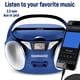 thumbnail image 3 of Md6924 Bl Portable Top Loading Cd Boombox Con Radio Estéreo A, 3 of 3