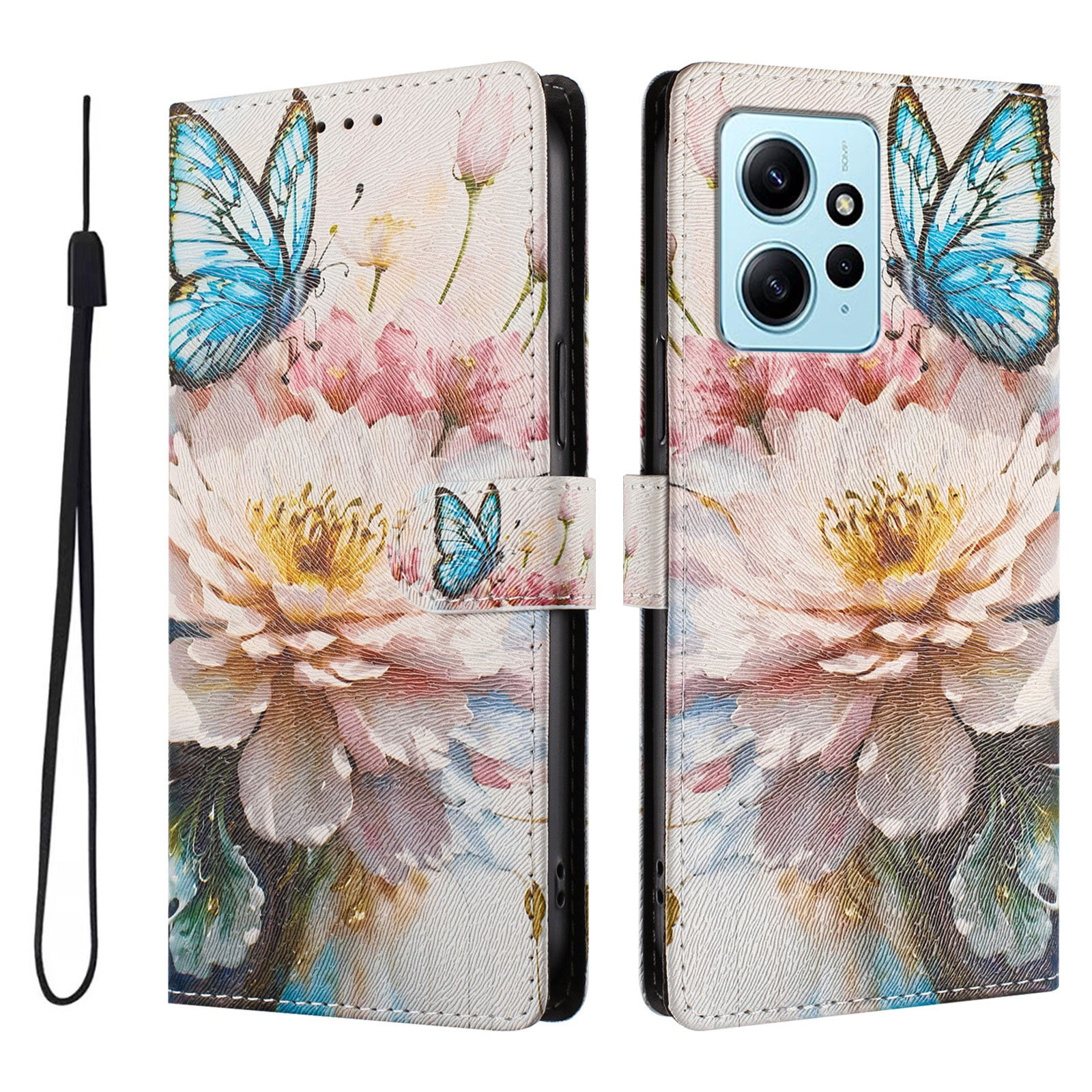 Foxdock Funda Tipo Cartera Para Xiaomi Redmi Note 11 Pro Con Soporte Y Correa – Diseño De Patrones Lindos
