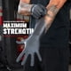 thumbnail image 2 of Guantes Protectores Herkules Grip Nitrile 8mil Black, 2 of 9