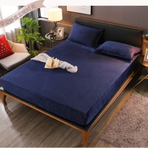 Genérico - Juego Sabana Polar Franela Estampada 2 Plazas 4 Pzas