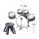 thumbnail image 4 of Juego De Batería De Jazz Para Niños Que Incluye Tom, Platillo, Baqueta Y Taburete Para Niños Y Niñas, 4 of 5