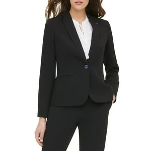 Chaqueta De Negocios Para Mujer, Modelo Tommy Hilfiger, Modelo Blazer, Talla 2, Color Negro