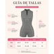 thumbnail image 5 of Enterizo Corto Deportivo Mujer Push Up con Cierre y Líneas Moldeadoras, 5 of 6