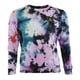 thumbnail image 2 of Poleron Liviano Crew Niña Tie Dye Print Morado, 2 of 6