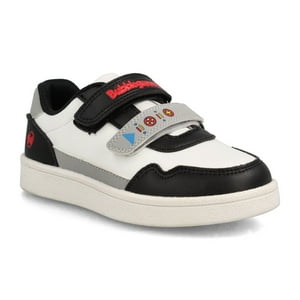 Zapatilla Niño Bubblegummers Clavel Blanco - Negro