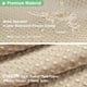 thumbnail image 3 of Cortina de ducha Dynamene, tejido beige pesado con textura gofrada, 3 of 6