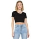 thumbnail image 1 of Polera Mujer Manga Corta Cuello Redondo Negro Corona, 1 of 5