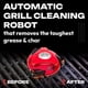 thumbnail image 2 of Robot de limpieza de parrillas Grillbot con cepillos de nylon rojo, 2 of 7