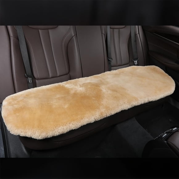 Funda de asiento de coche OGLAND Fluffy, piel de oveja genuina de Australia