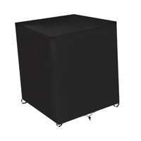 Magideal - Cubierta Protectora De De Agua Ibc, Cubierta De De 420D Oxford Cubierta De Contenedor Negro 1000L