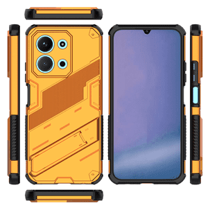 Funda Gangxun Antigolpes Para Xiaomi Redmi 15C 4G Con Soporte Invisible, Antihuellas Y Protección Completa