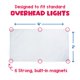 thumbnail image 3 of Fundas para luces fluorescentes, paquete de 4 unidades, Educational Insights Whisper White, 3 of 6