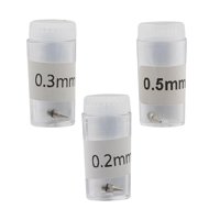 Magideal - Juego De 3 Puntas De Boquilla De Aerógrafo Para Aguja De Aerógrafo 0,2Mm 0,3Mm 0,5Mm Piezas De Repuesto Piezas De Aerógrafo Para Maquillaje Artesanía