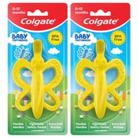 Cepillo De Dientes Y Mordedor Para Bebé Colgate Libre De Bpa Paquete De 2