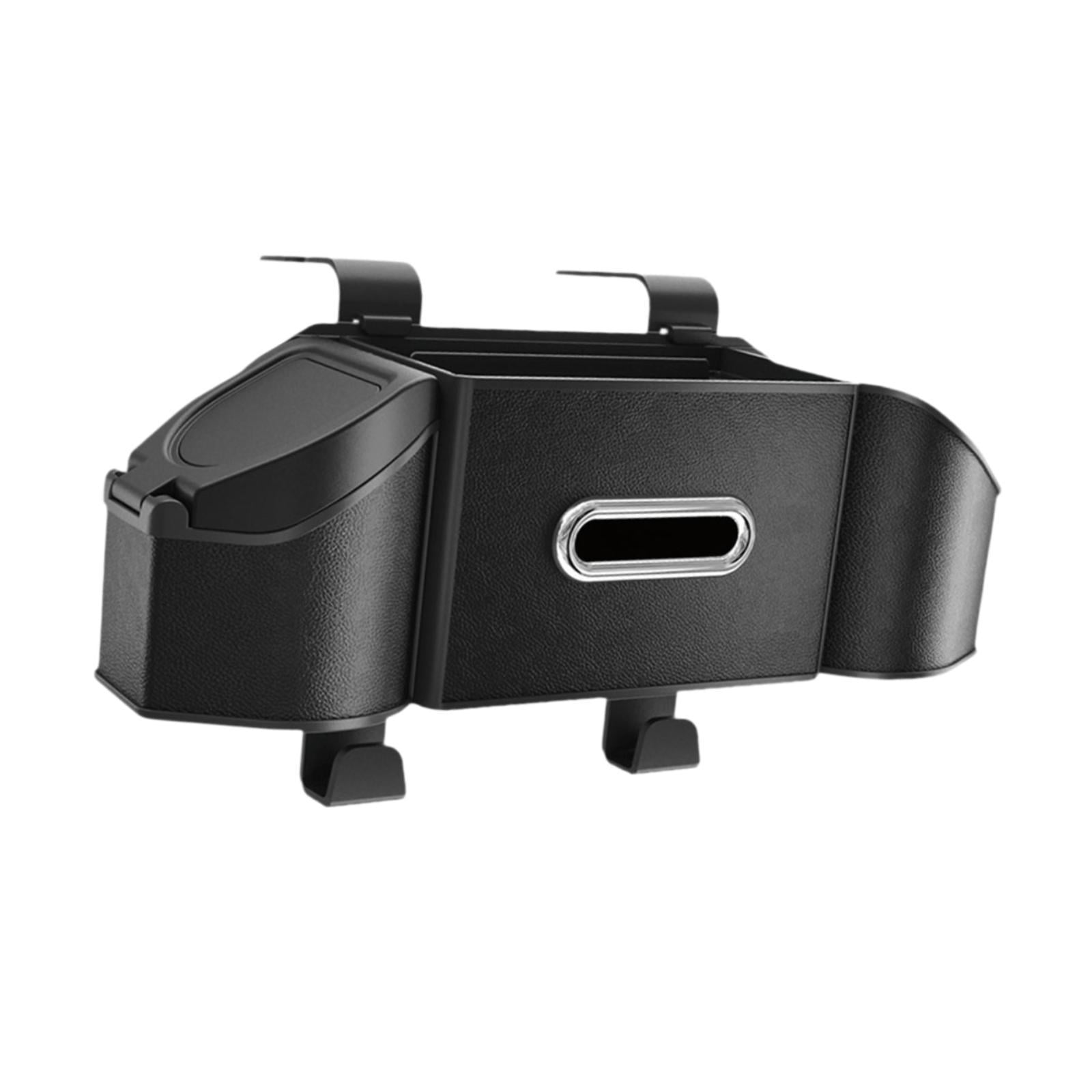 Ioensy - Organizador De Respaldo De Asiento De Automóvil Con Ganchos Caja De Almacenamiento Multifuncional Para Asiento Trasero De Automóvil Color Negro