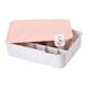 thumbnail image 5 of Caja De Almacenamiento De Ropa Interior, Organizador De Cajones De PP, Armario Apilable, Organizador De Gabinete, Tapa Rosa, 15 Rejillas, 5 of 5