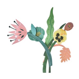 Bothyi - Tarjeta De La Fragancia Del Estilo Nórdico Del Arte De La Flor De Papel Para El Hogar Que Hace El Arte De Diy Del Partido