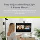 thumbnail image 5 of Soporte con Luz Anular para Selfies Knox Gear Brazo Flexible USB, 5 of 9