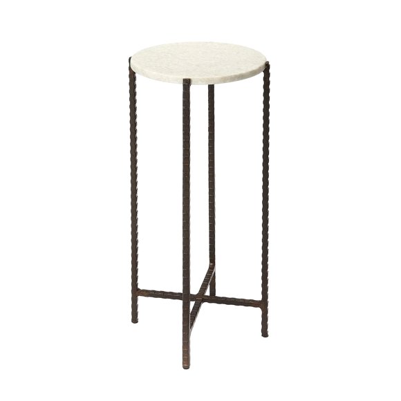 Mesa auxiliar Butler Specialty Company Nigella Round Marble