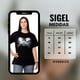 thumbnail image 5 of Polera Mujer Oversize Estampado Cat Negro Talla M, 5 of 5