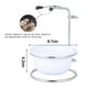 thumbnail image 5 of Juego de soporte y cuenco de afeitado de acero inoxidable, soporte para brocha de afeitar, tazón para jabón de afeitar, taza para hombres, removedor de barba, 5 of 8