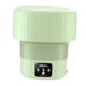 thumbnail image 5 of Lavadora plegable Lavadora de ropa portátil 2 modos 12V Accesorios prácticos Lavadora pequeña Mini Lavadora de cubo para apartamento Lavandería Viaje verde, 5 of 5
