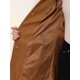 thumbnail image 5 of INSPIRE CHIC Abrigo de Invierno para Mujer con Cuello Peter Pan, Corte en Línea A hasta el Muslo, con Botonadura Simple, Talla S, Marrón, 5 of 6